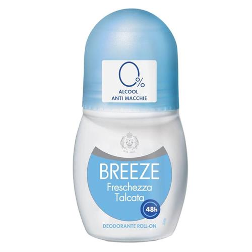 BREEZE DEO ROLL ON freschezza talcata 50 ML NO ALCOOL