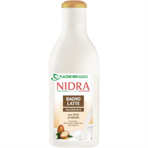 NIDRA BAGNO LATTE olio di argan 750ML NUTRIENTE MARRONE