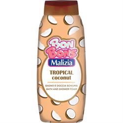 MALIZIA BON BONS tropical coconut BAGNODOCCIA 500 ML MARRONE 125720