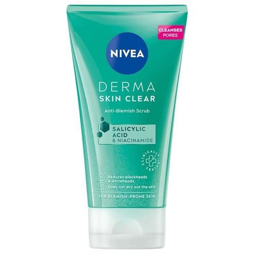 NIVEA DERMA SKIN CLEAR SCRUB 150ML.ANTI-IMPERFEZIONI