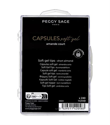 P.SAGE 240 CAPSULE SOFT GEL-UNGHIA MANDORLA CORTA 142058