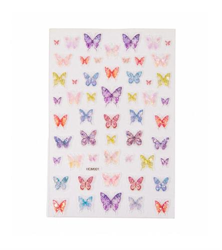P.SAGE DECORAZIONI ADESIVE X UNGHIE FAIRY BUTTERFLIES 148071