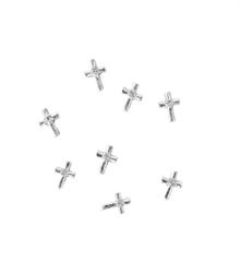 P.SAGE DECORAZIONI UNGHIE CROCI DI STRASS ARGENTO 148106