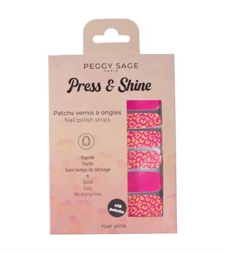 P.SAGE PATCH SMALTO PER UNGHIE PRESS&SHINE ROAR PINK 151602
