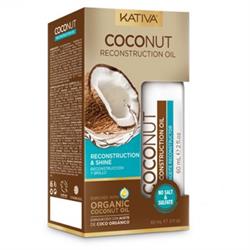 KATIVA COCONUT OIL 60 ML.RECONSTRUCTION&SHINE