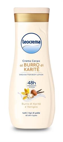 LEOCREMA FLUIDA NUTRI KARITE'E VANIGLIA 400ML.